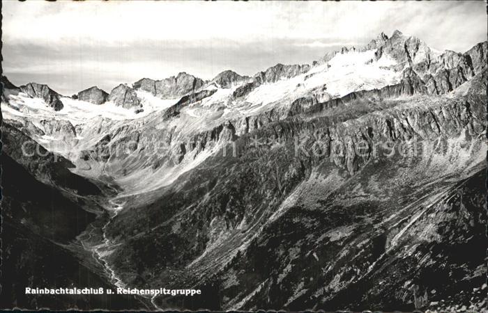 Reichenspitzgruppe mit Rainbachtalschluss