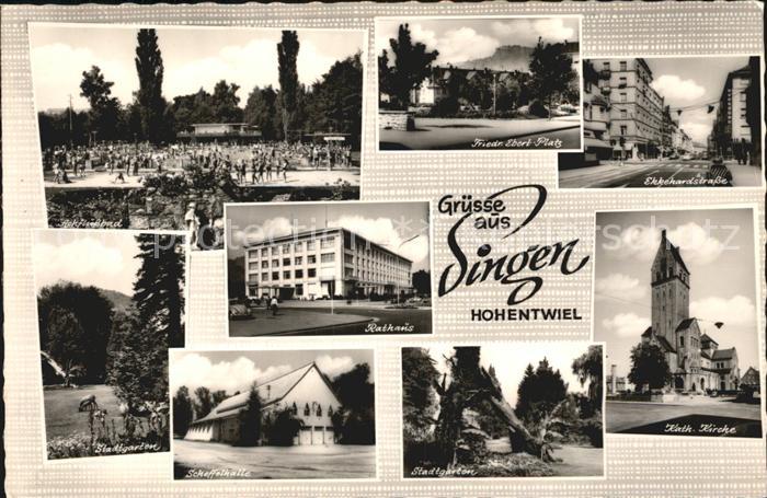 Singen Hohentwiel Freibad Stadtgarten Ekkehardstrasse