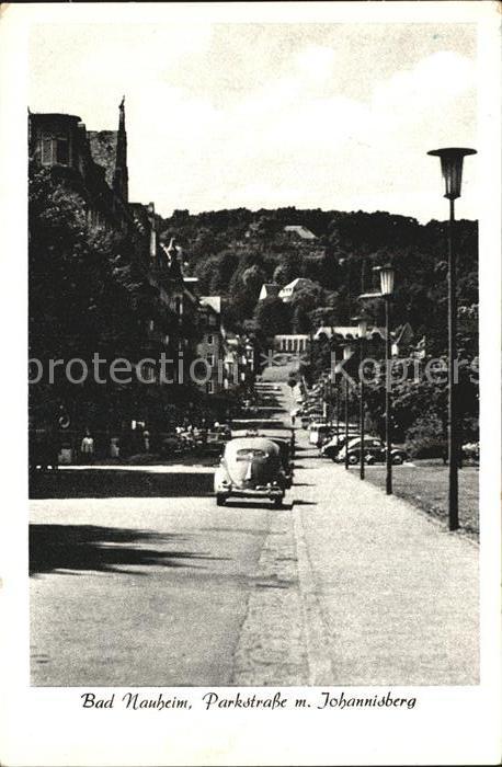 Bad Nauheim Parkstrasse mit Johannisberg