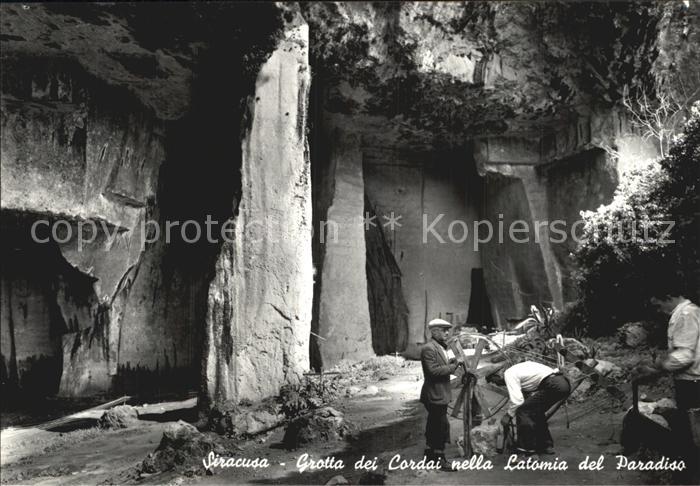 Siracusa Grotta dei Cordai