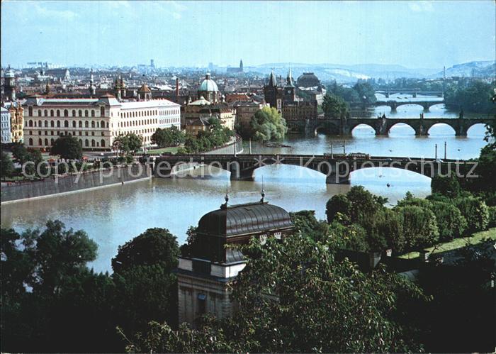 Praha Prahy Prague Brueckenpartie