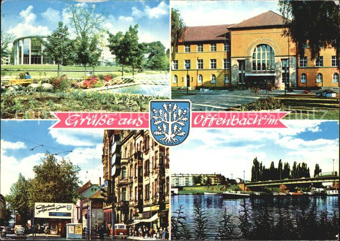 Offenbach Main Stadtbad Ledermuseum Bahnhof Karl-Ulrich-Bruecke