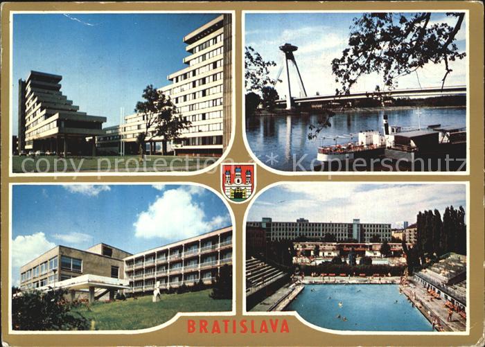 Bratislava Pressburg Pozsony Freibad Bruecke