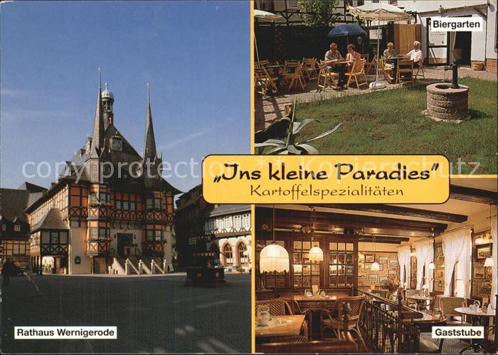 Wernigerode Harz Rathaus Gaststube Ins kleine Paradies