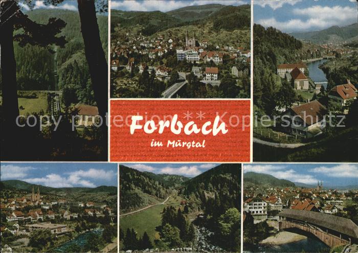 Forbach Baden Fliegeraufnahme Murgtal
