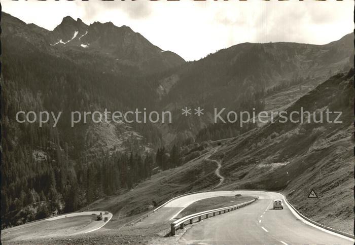 Salzburg Oesterreich Neue Gerlosstrasse mit Breitscharte und Seekar