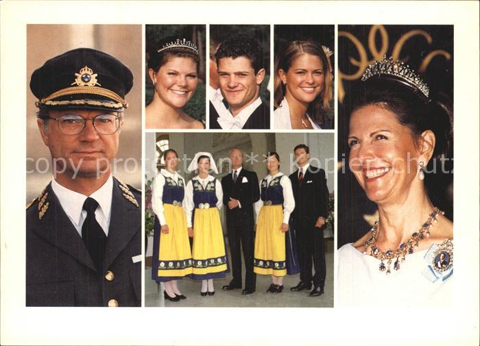 Adel Schweden Schwedische Koenigsfamilie Koenig Carl XVI. Gustaf Koenigin Silvia