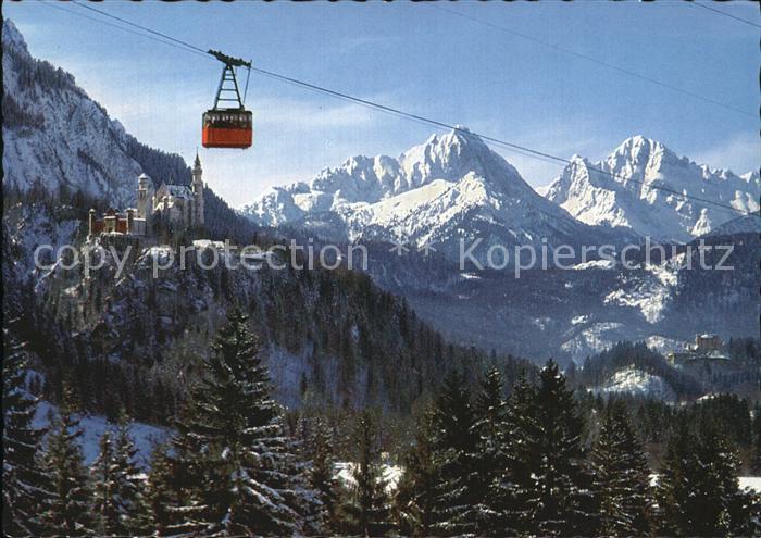 Seilbahn Tegelberg Schloss Neuschwanstein Gernspitze Koellespitze