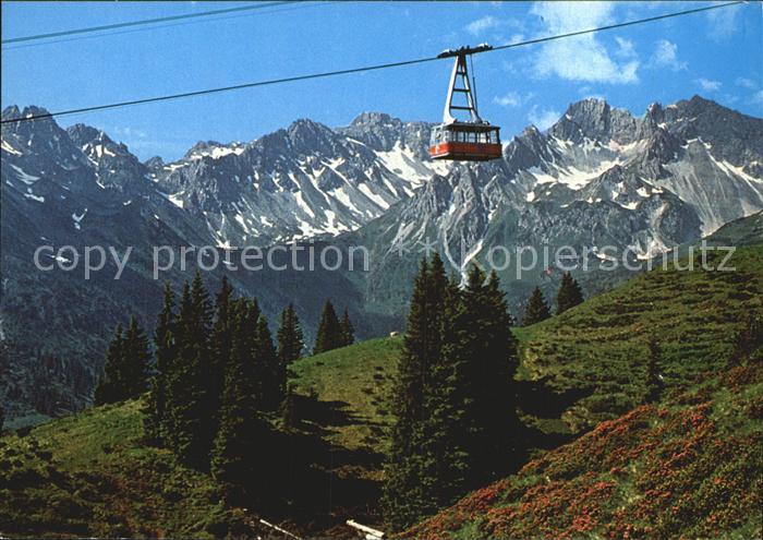 Seilbahn Fellhorn Oberstdorf Birgsautal