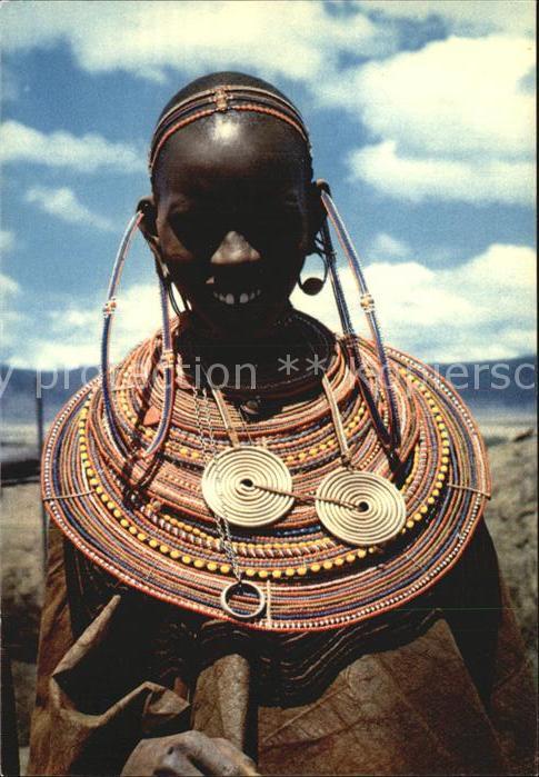Typen Afrika Masai Woman Kenya