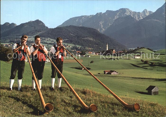 Alphorn Alphornblaeser Allgaeu
