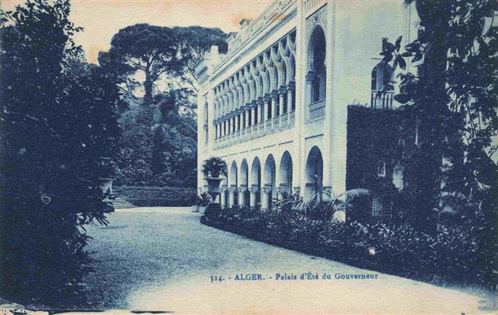 Algier ALGER Algerie Palais-d Été-du-Gouverneur Arkaden Garten Palmen Gouverneur