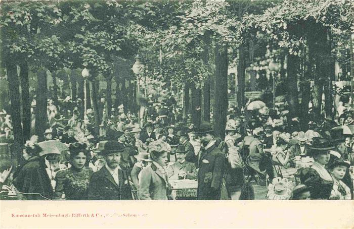 Tiergarten BERLIN Tiergarten Gartenrestaurant Gesellschaft Spaziergaenger Festge