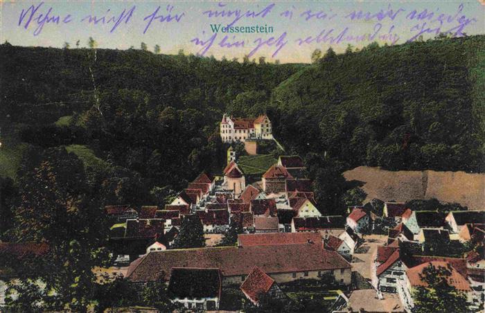 Weissenstein Lauterstein Wuerttemberg Goeppingen BW Schloss Stadtansicht Daecher