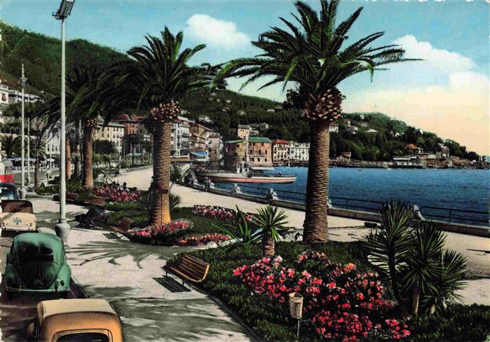 RAPALLO Liguria IT Passeggiata a mare Seepromenade