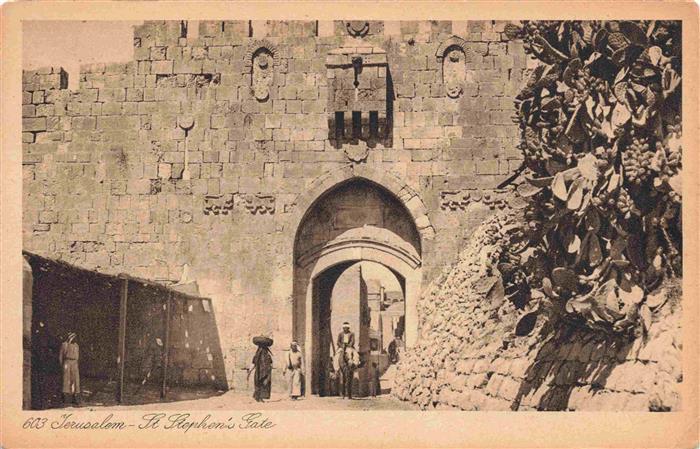 Jerusalem Yerushalayim Israel St. Stephanstor