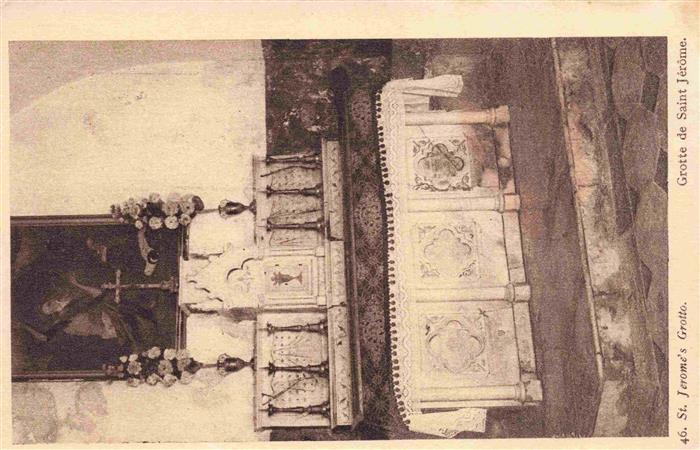 Jerusalem  Yerushalayim Israel St. Jerome's Grotto