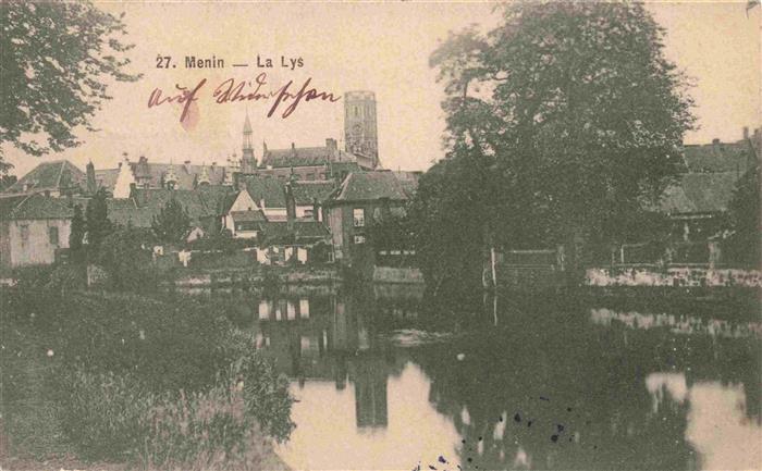 Menin Meenen West-Vlaanderen Belgie La Lys