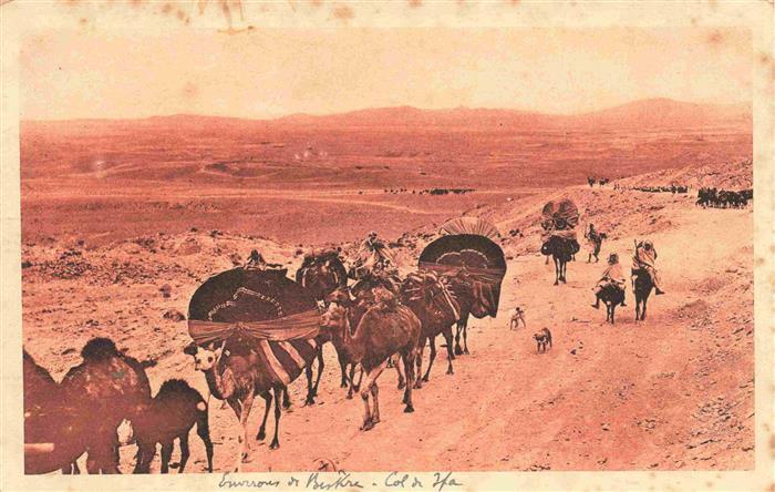 Biskra Algerie Caravane au Col de Sfa