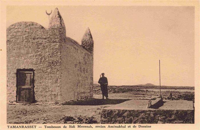 Tamanrasset Algerie Tombeaux de Sidi Maussah ancien Amènakhal et de Dassine