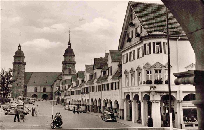FREUDENSTADT BW Partie am unteren Marktplatz Kurort im Schwarzwald
