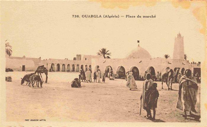 Ouargla Algerie Place du marché
