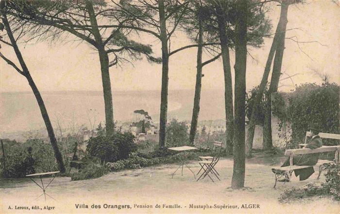 Mustapha-Algiers Sayyidī Imḥammad Algerie Villa des Orangers Pension de Famille