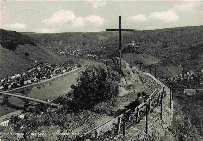 Cochem Kochem Mosel Pionierkreuz mit Burg