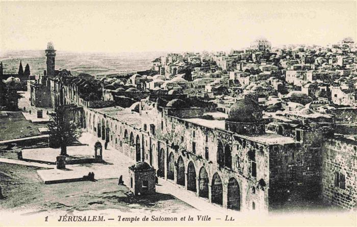 Jerusalem  Yerushalayim Israel Temple de Salomon et la Ville