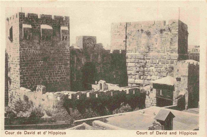 Jerusalem  Yerushalayim Israel Cour de David et d'Hippicus
