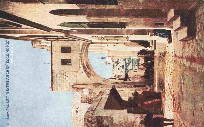 Jerusalem  Yerushalayim Israel The Arch of Ecce Homo