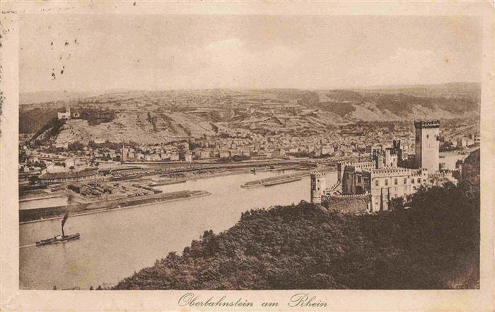 Oberlahnstein Lahnstein Burg Lahneck Rheinpartie