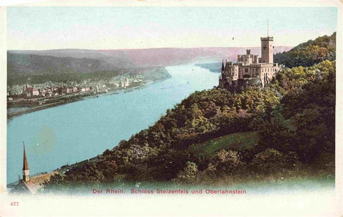 Oberlahnstein Lahnstein Schloss Stolzenfels Rheinpartie