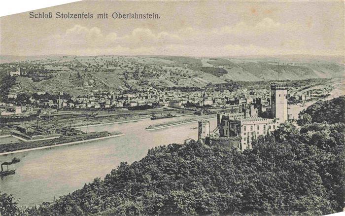 Oberlahnstein Lahnstein Schloss Stolzenfels Rheinpartie