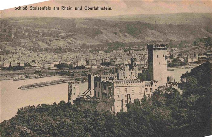 Oberlahnstein Lahnstein Schloss Stolzenfels am Rhein