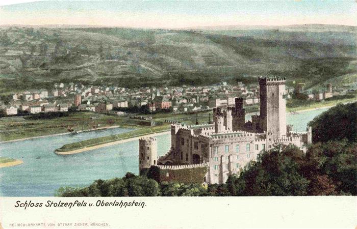 Oberlahnstein Lahnstein Schloss Stolzenfels am Rhein