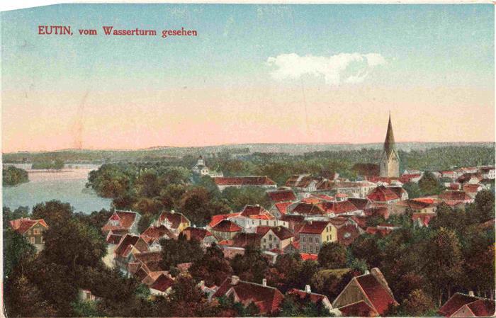 Eutin Schleswig-Holstein Blick vom Wasserturm