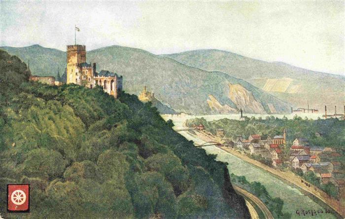 Lahnstein Rheinland-Pfalz Burg Lahneck am Rhein
