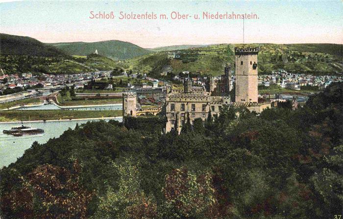 Oberlahnstein Lahnstein Schloss Stolzenfels am Rhein
