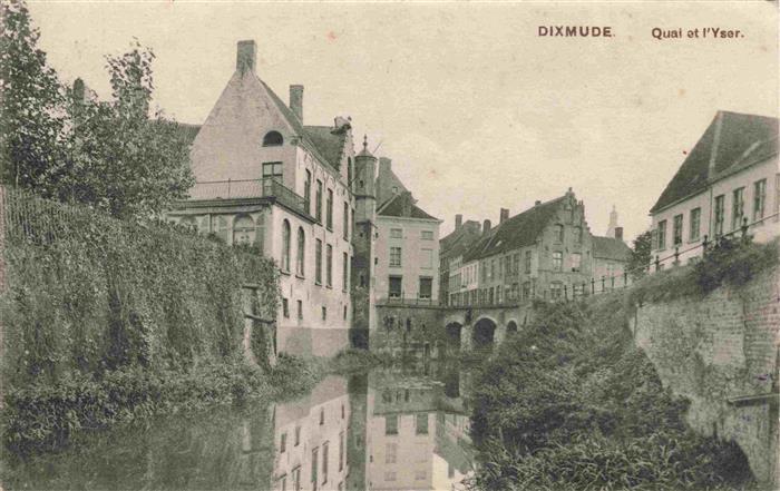 Dixmude Diksmuide Dilsmuide Belgie Quai et l'Ysor