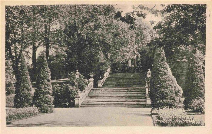Freiberg  Sachsen Freitreppe im Park