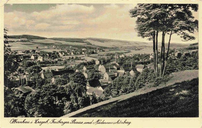 Olbernhau Erzgebirge Panorama