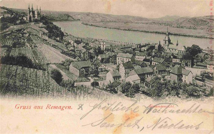REMAGEN Rheinland-Pfalz Panorama am Rhein