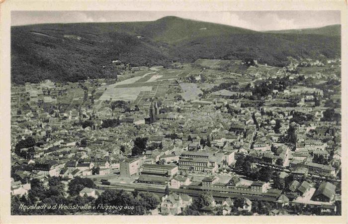 NEUSTADT  HAARDT Weinstrasse Fliegeraufnahme