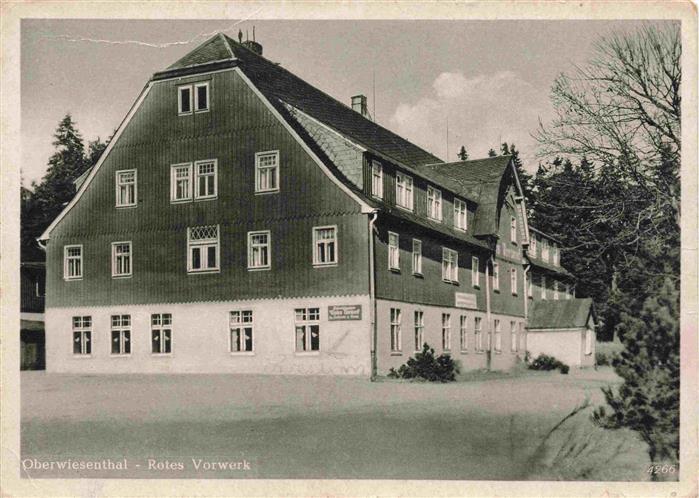 Oberwiesenthal Erzgebirge Rotes Vorwerk