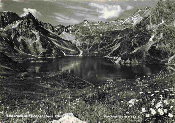 Luenersee 1969m Vorarlberg AT mit Schesaplana
