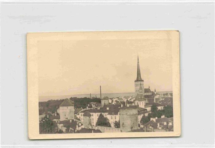 Reval Tallinn Estonia Ortsansicht mit Kirche