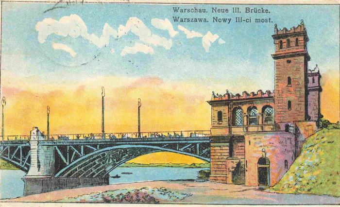 Warschau Warszawa PL Neue III. Bruecke