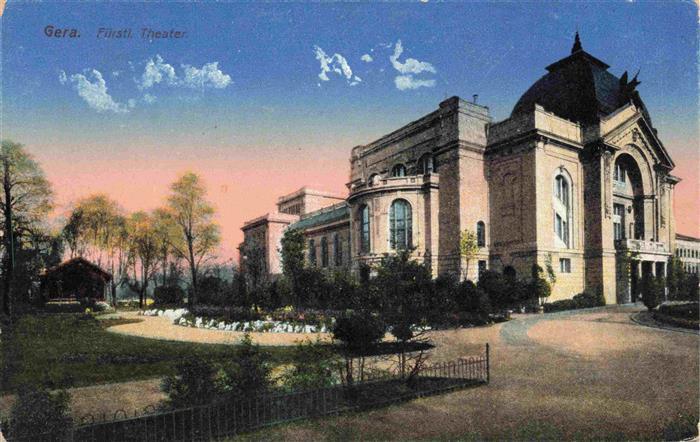 Gera  Thueringen Fuerstliches Theater