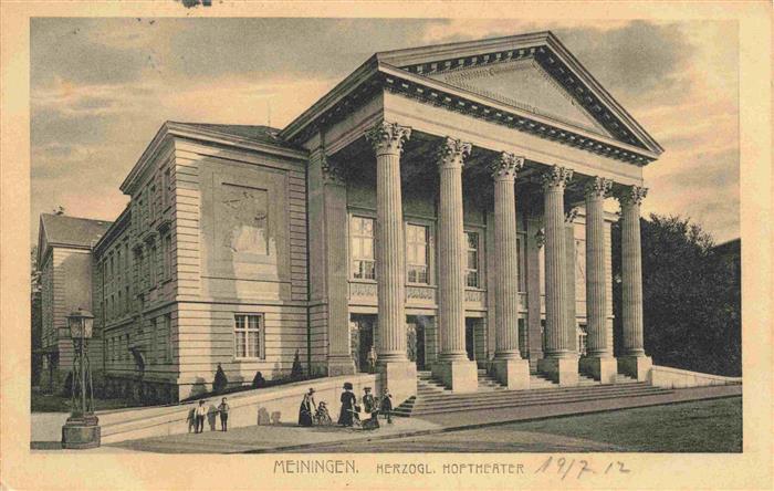 Meiningen Thueringen Herzogl Hoftheater